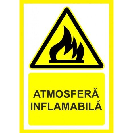 Placuta atmosfera inflamabila